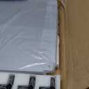 Clear Acrylic Dog Playpen, 10 Panels 29.5 Inch Tall Indoor Pet Play Pen with Door, Transparent Puppy Fence for Small Dogs, Dog Fence Crate Kennel Whelping Cage (Silver)