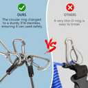 EEBBL Scuba Diving Reef, Scuba Diving Reef Stick, Anti-seawater Corrosion Double Scuba Diving Reef Hooks Scuba Diving, 316 Stainless Steel Reef Cord Hook