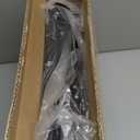 Leermart Adjustable Footrest with Removable Foam Cushion, Under Desk Footrest with Massage Beads for Car, Home, Office Stool, 4-Level Height for Improved Posture Back&Hip Pain Relief(Black Plus)