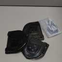 3 Sets Dart Board Mounting Bracket Dartboard Stand Holder Backing Accessories Portable Professional U Shaped Dart Board Wall Protectors with Screws Hanging Hardware (Black)