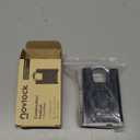 Heavy Duty Outdoor Combination Lock with 0.32" Cut-Resistant Shrouded Shackle  Weatherproof High-Security Padlock with Code for Gates, Fences, Sheds, Storage Units  1-Pack, Black