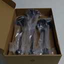 Matte Black Taper Candlestick Holders Set of 3 - Metal Taper Candle Holders for Candlesticks - Candlestick Holders for Taper Candles - Decorative Candle Stick Holders for Taper Candles