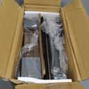 Snughome Narrow Side Table with Charging Station, Slim End Table for Small Spaces, 3 Tier Skinny Nightstand with Drawer, Sofa Beside Table with Storage Shelf for Living Room Bedroom (Rustic Brown)