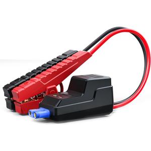 VTOMAN Portable Replacement Jumper Cable,10 Safety Protections 12V Car Booster Clamp Cable for X1,X3,X5,X7,V10,V10 Pro Jump Starter, Car Jump Start Battery Booster Cable