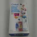 Cirkul 22oz. BPA-Free Plastic Water Bottle Starter Kit with Blue Lid, 2 Flavor Cartridges (1 LifeSip Fruit Punch, 1 FitSip Mixed Berry) Zero Calories and No Sugar