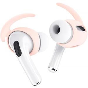 MOLOPPO 1 Pair Ear Hooks Covers for Apple AirPods Pro 1，Upgraded Anti-Slip Sports Ear Covers Accessories Compatible with AirPods Pro Generation 1 (Pink)