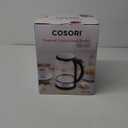 COSORI Electric Kettle Temperature Control with 6 Presets, 60min Keep Warm 1.7L Electric Tea Kettle & Hot Water Boiler, 304 Stainless Steel Filter, Auto-Off & Boil-Dry Protection, BPA Free, Black (1.8 Quarts, Clear)