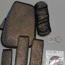 11 Pcs Bling Car Accessories Set,Bling Car Accessories Set for Women,Steering Wheel Cover for Women Universal Fit 15 Inch,Rhinestone Center Console Cover(Multicolor)