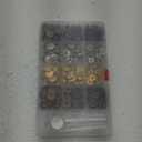Alritz 120 Set Leather Snap Fasteners Kit, 12.5mm Metal Button Snaps Press Studs with 4 Setter Tools, 6 Colors Leather Snaps for Clothes, Jackets, Jeans Wears, Bracelets, Bags