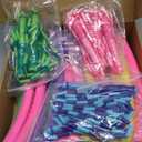 8 Pcs Toy Hoop and Jump Rope Set for Kids Include 4 Skipping Rope and 4 Detachable Weight Size Hoop Gymnastic Fitness Exercise Gift Equipment (Bright Color)