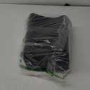 4.5 Gallon Plastic Swing-Top Trash Can, Garbage Can with Swing Lid, Black