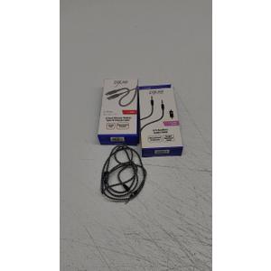 ZGear 6 Foot Silicone Rubber Synk & Charge Cable For USB C + ZGear 4 Ft Auxiliary Audio Cable For 3.5mm Audio