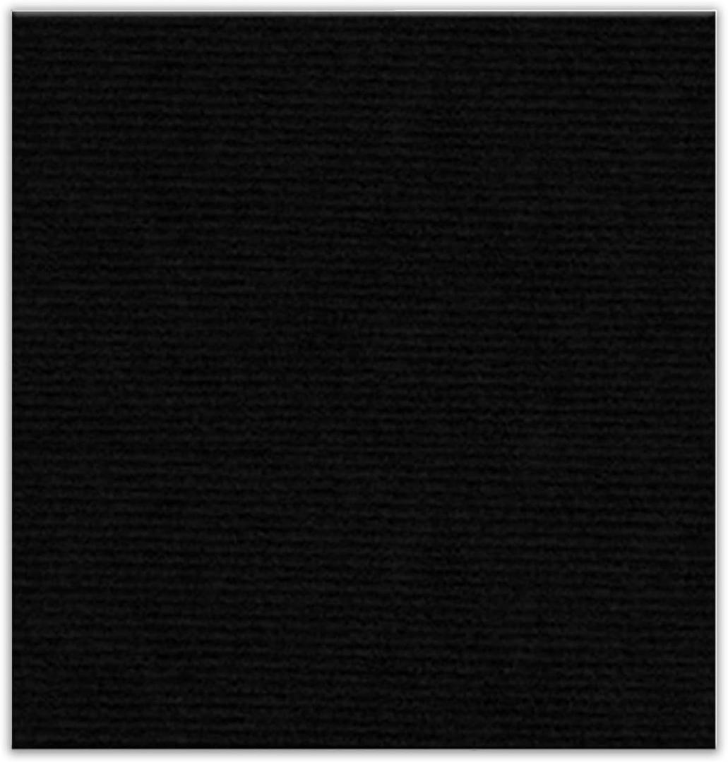 24 * 24in Peel and Stick Carpet Tiles, Self Adhesive Floor Squares with Extra Soft Pad, Easy Installation for Bedroom, Living Room, Office, Rental (30, Black)