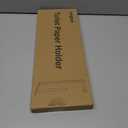 Longzon Brushed Nickel Toilet Paper Holder Wall Mount, Self Adhesive Toilet Paper Holder Storage for 3 Roll Tissue, Premium 304 Stainless Steel Stick On Toilet Paper Roll Holder for Bathroom, Silver