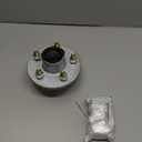 LUXTRKSTO 2Sets Galvanized Trailer Idler Hub Kits 5 Bolt 4.5, Boat Trailer Hubs Kit 5 Lug 5x4.5 PreInstalled and Lubricated for 3500 lbs 11/16'' to 13/8'' #84 Spindle Tapered Axle