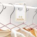 2 x Canopy Street Modern Rainbow Closet Clothing Dividers/Trendy Rainbow Closet Organizers / 10 Newborn To 4T Clothes Organization Dividers / 4" x 6" Flat Boho Baby Nursery Divider Set