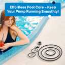 Pool Pump Gasket Seal O-Ring Rebuild Kit for Pentair SuperFlo SuperMax Kit 78 - Pentair Challenger Pump Parts