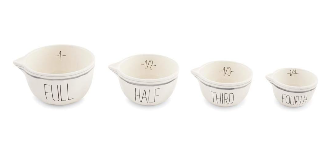 MUD PIE BISTRO MEASURING BOWL SET