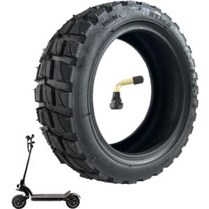 10x2.75-6.5 Off-Road Vacuum Tire, 10 Inch Electric Scooter Replacement tire, Compatible With Speedway 5 Dualtron 3 Hover-1 Alpha gotrax G4 Electric Scooter (Vacuum Tire x 1)