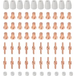 70Pcs PT31 Plasma Cutter Consumables, HEROCUT Plasma Cutter Torch Accessories for CUT35i CUT45 CUT50 Plasma Cutter with PT-31 JG-40 LG-40 Plasma Cutter Torch