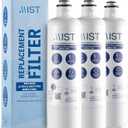 Mist Ultra Clarity Pro Water Filter Replacement compatible with Bosch BORPLFTR50, Refrigerator Water Filter compatible with BORPLFTR55, 12033030, 11032531, WFS200MF, RA450022, REPLFLTR55 (3 pack)