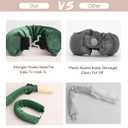 YOSHUYUKI Classic Heatless Curls Overnight Rods No Heat Hair Curlers to Sleep Jumbo Foam Large Hair Rollers for Long Short Hair Heatless Curling Rod Set Styling Tools with Satin Scarf Green