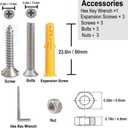 ZOMCHAIN Marine Flag Pole with Base, Flag Pole Holder, 316 Stainless Steel Flag Pole Set for Boat, Truck and Yard - 42 in