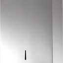 Suwimut Paper Towel Dispenser Wall Mount Commercial, C Fold/Multifold/Trifold Hand Paper Towel Dispenser, Touchless Stainless Steel Hand Towels Holder with Lock for Restroom Bathroom Toilet