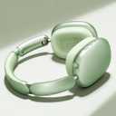 Wentronic Y02 Active Noise Cancelling Headphones, Wireless Over-Ear Bluetooth 5.4 Headphones, Multiple Modes, 60H Playtime, Hi-Res Audio, Big Bass, Foldable Lightweight for Travel Home Office, Green