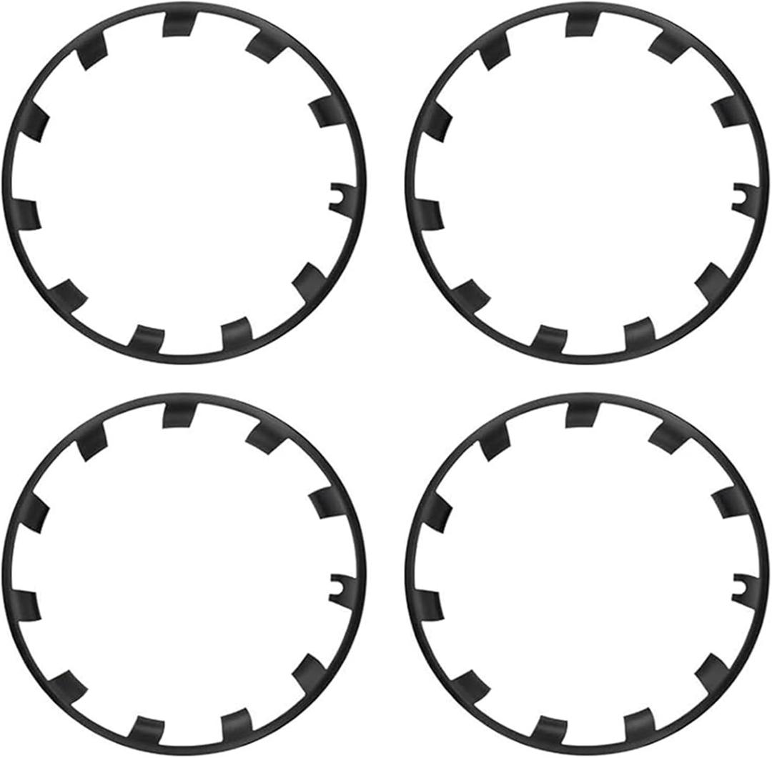 for Tesla Model Y 21 Inch Wheel Rim Protector Hubcaps Uberturbine Wheels Rim Cover Tire Trim Rings Matte Black 4Pcs Model Y Accessories