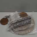 Round Side Table, Small End Table for Small Space, Modern Accent Table with Solid Wood Leg, Easy Assembly for Living Room, Bedroom, Corners, and Office (Rustic Brown)