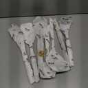 HIFIND Stainless Steel Cooking Utensils 7PCS Kitchen Utensils Set, Heat Resistant Handle Utensils Set Included Ladle, Meat Fork, Slotted Spatula, Pasta Fork, Masher, Solid Spoon, Skimmer Spoon