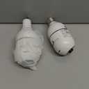 UPULTRA Light Bulb Security Camera Outdoor 2packs HD Wireless 5GHz/2.4GHz WiFi Home IP Cameras E27 360 Degree Panoramic,Motion Detection and Alarm,Two-Way Audio,Night Vision