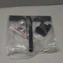 GTEWERK Silicone Shower Squeegee for Glass Doors & Mirrors with Stainless Steel Core, Streak-Free & No-Squeak Window Cleaning, 3-in-1 No-Drill Mount (Hook/Suction/Adhesive), Black, 9''