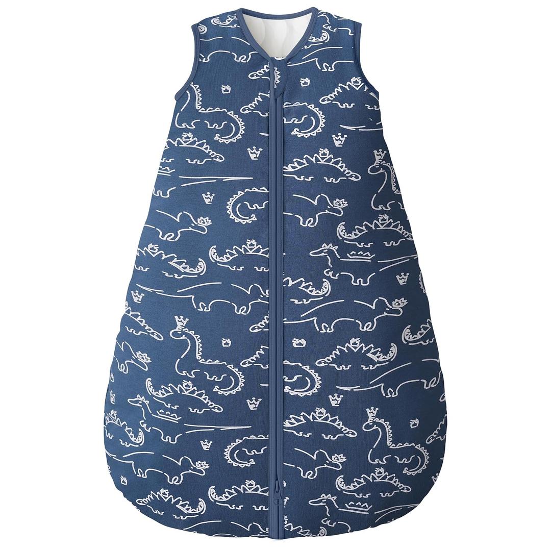 Yoofoss Baby Sleep Sack 12-18 Months, TOG 2.5 Baby Wearable Blanket with 2-Way Zipper, 100% Organic Cotton Fabric Winter Newborn Sleeping Sack, Warm Soft Comfy (Large)