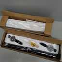 YaFex Curtain Rods 2 Pack 32-58 Inch, Heavy Duty 1 Inch Curtain Rod, Black Short Adjustable Window Treatment Rods, Modern Design, Easy Installation