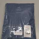 NICETOWN Thick Linen Navy Blue Curtains 96 inches Long, Rod Pocket & Back Tab Flax Semi-Sheer with Light Filtering Window Treatments Privacy Assured for Living Room, W55 x L96, 2 Panels