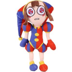 SAJISP The Amazing Digital Circus Plush,11.8" Pomni Plushies Toy Gift, Cute Stuffed Figure Doll for Kids and Adults, Birthday Halloween Christmas Choice for Boys Girls, 11.8 pulgadas