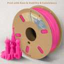 DURAMIC 3D PLA+ Filament 1.75mm 1Kg Magenta, PLA Plus Filament 1Kg Spool(2.2lbs) Tougher and Stronger, Dimensional Accuracy Probability +/- 0.02mm