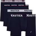 Nautica Men's 4 Pack Limited Edition Micro Stretch Boxer Briefs (Large)