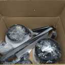 52 inch Ceiling Fans with Lights and Remote Control, Black