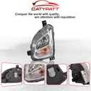 GM2593323 Front Bumper Fog Light Left Driver Side Enhance visibility for 2018 2019 2020 CHEVROLET EQUINOX 84226250