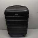 Wrangler 20" Hardside Spinner Carry-On Luggage, Black