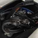 Cimkiz Crampons Ice Cleats Traction Snow Grips for Boots Shoes Women Men Anti Slip 19 Stainless Steel Spikes Safe Protect for Hiking Fishing Walking Climbing Mountaineering (Medium, Black)