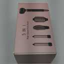 5 in 1 Ionic Hot Air Styler, 1400W Powerful Hair Dryer Brush, Auto-Wrap Curlers, Paddle Brush for Fast Drying, Volumizing with Travel & Storage Bag Compatible with Dyson Airwrap (Black/Rose Gold)