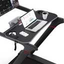 Treadmill Desk Attachment, Peloton Tread Tray Ergonomic Platform, Laptop Holder with Tablet Holder, New Universal Cooling Holes Laptop Stand for Home/Office (Black)