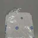 Horaldaily Hanukkah Tablecloth 60×104 Inch Rectangular, Jewish Chanukah White Table Cloth, Star Pattern, Decorative Table Cover for Party Picnic Dinner Decor