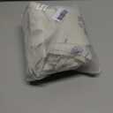 MUGINYU Linen Textured Ruffle Shower Curtain - Vintage Floral Block Print in Beige and Green, Boho Cottagecore Farmhouse French Country Bathroom Decor Set, 72x72 Inches