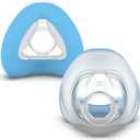 2 Pack Ultra-Soft Memory Foam Mask Cushions for AirFit N20 for Airtouch N20 Adaptive Seal CPAP Supplies Quick-Rebound Soft Fit for Lasting Comfort Zero Pressure Marks (Blue) - Medium