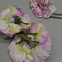 DUYONE Silk Peony Fake Flowers Large Long Stem Plants for Decoration Home Decor Living Room Artificial Flowers Decoration(Light Purple 4PCS)